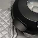 Pizza Oven Indoor, 12 Inch Retro Pizza Maker, Rapid Heating 800F, 1200W Glazed Ceramic Stone Electric Pizza Cooker, Two-button Precise Temperature Control, Viewing Window for Precise Cooking (Black)