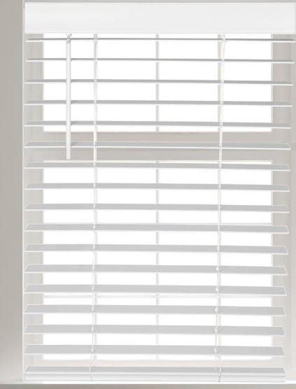 42" Blinds for Indoor Windows, Room Window Blinds for Home Interior Windows and Doors, Pure White