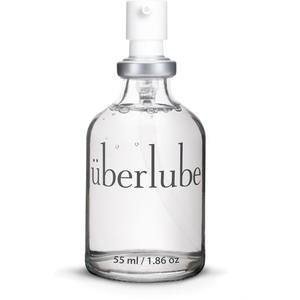 Uberlube Premium Silicone Lube (1.86 Fl Oz.) Unscented, Long Lasting, Waterproof, Ultra Smooth Performance, Personal Lubricant for Privacy & Toys, Vaginal & Anal Use, OBGYN Recommended