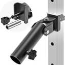 SELEWARE Power Rack Landmine Attachment for 2" Olympic Bars T Bar Row Landmine Attachment for 2" x 2" Power Cage with 5/ 8" or 1" Hole, 600 lbs Capacity