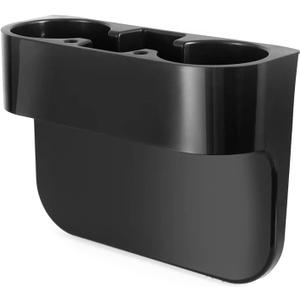 Heart Horse Cup Holder Portable Multifunction Vehicle Seat Cup Cell Phone Drinks Holder Box Car Interior Organizer (Black)