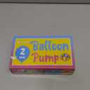 Balloon Pump Hand Held, Inflator Air Pump for Balloons - 2Way Dual Action, 2Pack: Friends can Help - Easy to Use, 100% Lifetime Satisfaction - Sturdy Ballon Inflator Pump