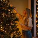 2 x 100 LED Christmas String Lights, 39FT Indoor Lights Plug-in with 8 Modes & Timer & Memory Function, Waterproof Christmas Lights Outdoor for Holiday Party Christmas Tree Decor (Warm White)