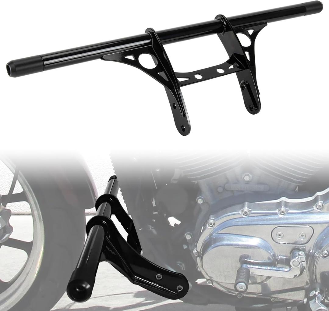 Motorcycle Crash Bar for Sportster 2004-2025, PSLER Engine Support Bar Compatible with Sportster 883 XL883 1200 Iron 883 Seventy-Two Forty-Eight XL50 XR1200 XR1200X, Black