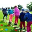 Zonon Carpet Markers Multi-Color Spot Markers 5 Style Group Activity Floor Carpet Dots for Classroom Preschool Kindergarten Group Activity Supplies (50 Pieces)