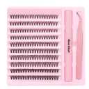 Lash Clusters KitFalse Eyelash Clusters Kit with Pink Applicator Tool, 10 Rows