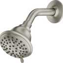 Moen Attune 8-Function Wall Mount Fixed Showerhead, Spot Resist Brushed Nickel, 218W0SRN