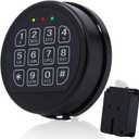 Gun Safe Lock Replacement with Swing Bolt Lock Electronic Safe Keypad for Gun Safe and Strong Vaults Door