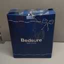 Bedsure Wearable Blanket Hoodie, Long Hooded Blanket Sweatshirt as Christmas Birthday Gifts for Women, Cozy Sherpa Hoodie for Adult, Standard, Grey