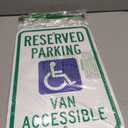 SmartSign "Reserved Parking - Van Accessible" Handicap Parking Sign | 12" x 18" Aluminum