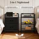 Glosen 2 Drawer File Cabinet with 26''