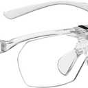 OKH 160% Magnifying Glasses, Flip Up Down Lens, Hands-Free Magnifier Eyeglasses for Close Work, Reading, Sewing, Jewelry Making, Craft, Hobby, Painting (Clear)