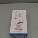 HAIZEEN 13ounce/ 380 ml Clear Glass Olive Oil Dispenser Bottle - Oil & Vinegar Cruet with Pourers and NO Funnel Needed - Olive Oil Carafe Decanter for Kitchen and BBQ (12.8 Ounces)