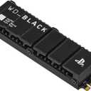 WD_BLACK 4TB SN850P NVMe M.2 SSD Officially Licensed Storage Expansion for PS5 Consoles, up to 7,300MB/s, with heatsink - WDBBYV0040BNC-WRSN,Black