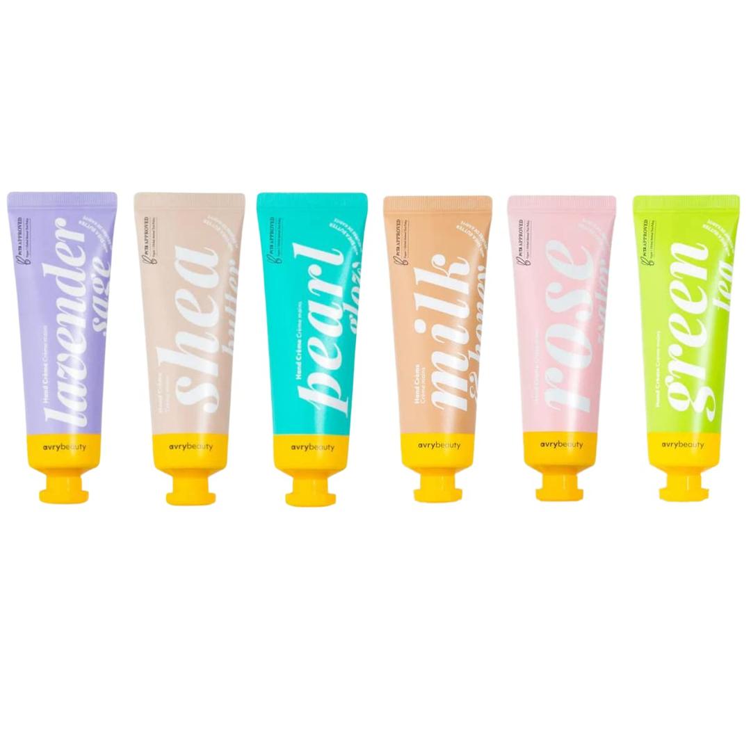 AvryBeauty Shea Butter Lotion Variety Pack 1.5 oz. - 6 Pack, Shea Butter Lotion for Dry Skin, Vegan Hand Cream for Women & Men