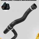 68246567AA Engine Radiator Coolant Hose Fit for Jeep Renegade Jeep Renegade 1.3L 2.4L 2015-2021, Radiator Coolant Hose Replaces 68440687AA 68246569AA