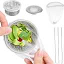 500 PCS Disposable Drain Covers Mesh Sink Strainer Bags, Kitchen Sink Drain Strainer, Sourdough Drain Catcher with 3 Small Brush, Fit All Drain Sinks for Kitchen, Bath, Tub, Anti-Clogging