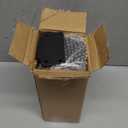 Goovilla Shelf Bracket, Heavy Duty Floating Shelf Brackets 8 inch Long, 6 Pack Brackets for Shelves, Black Coated Metal Wall Shelf Support Brackets with 1/5 Inch Thick and 160 lb. Load Capacity