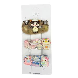 Glitong Cute Hair Clips for Girls - Little Girl Hair Accessories with Cartoon Style for Daily and Party (3PCS Randomly Assorted Deluxe Set)
