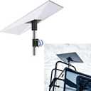 Starlink Gen 3 Mount Kit, Rustproof Stainless Steel Compatible with STARLINK Standard Dish for RV and Pole Mount, Adjustable Horizontal and Vertical Installation
