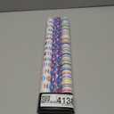 MAYPLUSS Birthday Wrapping Paper Roll - Mini Roll - 17 inch X 120 inch Per roll - Polka dots, Stripes Patterns (42.3 sq.ft.ttl) (Blue)