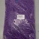 120PCS Mardi Gras Beads, Purple Bead Necklace Party Favors, 33" Holiday Halloween Necklaces Party Parade Throw Accessories, Mardi Gras Halloween Wedding Birthday Celebrations Decorations Bulk