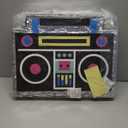 BLUE PANDA Boombox Pinata - 80s and 90s Theme Party Decorations, Hip Hop, Retro Birthday Supplies (16.5x12.8x3 In) - 90s Party Decorations - Boom Box Decor Pinata