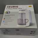 Keurig K-Mini Mate Plus Single-Serve K-Cup Pod Coffee Maker, Compact, 3 Cup Sizes, Brew Over Ice and Strong Button Features, 50 oz Removable Reservoir, Warm Stone (Small)