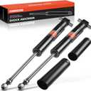 A-Premium Rear Pair (2) Shock Absorber Compatible with Volvo S60 2001-2009, S80 1999-2006, V70 2001-2007 -(w/o Electronic Suspension)