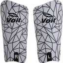 Voit Lightweight Shin Guards for Soccer, Durable PP Material, Hypoallergenic EVA Back, Non-Slip Fit, Protective & Comfortable for Training & Recreational Matches