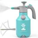 GESTONE Garden Hand Pump Sprayer 1/ 2 Gallon Pump, 68 Oz Handheld Pressure Sprayer with Safety Valve, Adjustable Nozzle, 360° Extended Spray Rod, Ideal for Plants Watering, Fertilizing, Cleaning