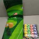 Golf Chipping Game Mat, Double Sided Golf Hitting Mat,6x5 FT Golf Practice Mat Outdoor Indoor Golf Games for Adults,Score Sticky Playing Golf Balls for Home Backyard Garage Game(No Club)