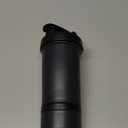 BlenderBottle Shaker Bottle with Pill Organizer and Storage for Protein Powder, Classic V2 ProStak System, 22-Ounce, Midnight Black