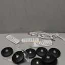 Rechargeable Puck Lights with Remote, 12 Pack Magnetic Under Cabinet Lighting, 1500mAh Battery Operated LED Tap Lights with Dimmer & Timmer for Kitchen, Closet, Shelf - 3 Color Temps & 12 RGB, Black