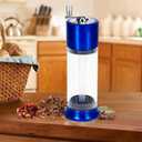 3-in-1 Spice Grinder Hand Crank Loader Roller Crusher Filler Flower Buds Milling Grinding Storage with Magnetic Lid