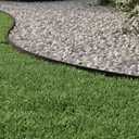EasyFlex 4-Inch Composite Landscape Edging Kit, 40-Foot, Black