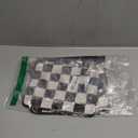 Tiny Twinkle Diaper Bag Organizing Pouches|3 Pack Mess-Proof Clear Front Travel Organizer Bags&TSA Approved Toiletry Bag Set for Baby and Mom Essentials (Black Checkers)