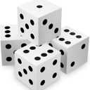 Shappy 4 Pieces 3.5 Inch Foam Dice Cube Jumbo Dice with Number Dots Big Giant Foam Large Cube for Christmas Game Math Classroom Party Favors Bag Stuffers(White)