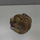 Flufymooz Real Human Hair Toppers for women, 10 Inch Clip in Bangs 100 Human Hair Toppers for Thinning Hair, Cover Hair Topper Hair Pieces with 150% Density Silk Base-Medium Brown with Blonde