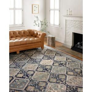 Loloi Jocelyn Collection JOC-02 Navy/Blue 2'-3" x 4'-0" .38" Thick Accent Rug