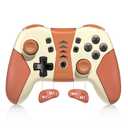 GLOWANT Wireless Switch Pro Controller Replacement for Switch/Switch OLED/Switch Lite, Compatible with PS3, PC and Android, Support Dual Vibration/Wake-Up Function/Motion Control/Gyro Sensing