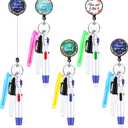 20 Pieces 2026 CNA Week Gifts Bulk Nurse Pen Pack Set Nurse Pens for Badge Include 4 Pieces Tip Highlighter 4 Piece Permanent Marker Pen 4 Piece Retractable Ball Pens for Nurses Work