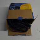 Non-Expanding Garden Hose 100 ft, Flexible Water Hose with 10 Function Spray Nozzle, Lightweight Hose Pipe, Leak-Proof, Durable, Kink-Resistant, 3/4 Inch Connector, Portable Storage Strap (Blue)