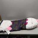 Happy Nappers Pillow & Sleepy Sack- Comfy, Cozy, Compact, Super Soft, Warm, All Season, Sleeping Bag with Pillow- Medium 54 x 20, Shimmer Unicorn