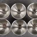 Egg Cup Holder Set for Soft Boiled Eggs Include 6 Stainless Steel Egg Tray Kitchen Tool