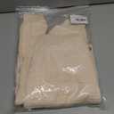 ANRABESS Womens Cardigan Sweater Long Sleeve Button Down Lady Tweed Knit Jackets 2025 Fall Outfits Beige Small