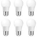 3W LED Light Bulb,3W E26 LED Light Bulbs,Low Wattage Light Bulbs,3000K Soft White,15W Equivalent,for Bathroom Vanity Porch String Light Bulbs,Non-dimmable, 8 Pack