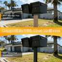 Dual Mailbox Spreader Bar for Double Mailbox Applications， Heavy-Duty Steel Mailbox Mounting Bracket ， Dual Mailbox Adapter Plate (18"X5") Fit for 4x4 Wood/Metal Posts Mail Box Mounting for Outside