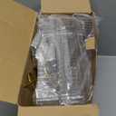 3-Tier Corner Bathroom Counter OrganizerMakeup & Skincare Shelf with Built-in Brush HolderSpace-Saving Bathroom Countertop Organizer for Skincare, Perfume, Cosmetics(Clear)