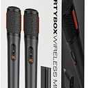 JBL PartyBox JBLPBWIRELESSMIC 2.4GHz Wireless Digital Wireless Microphone Dynamic Unidirectional Microphone Effective Distance up to 30m Black